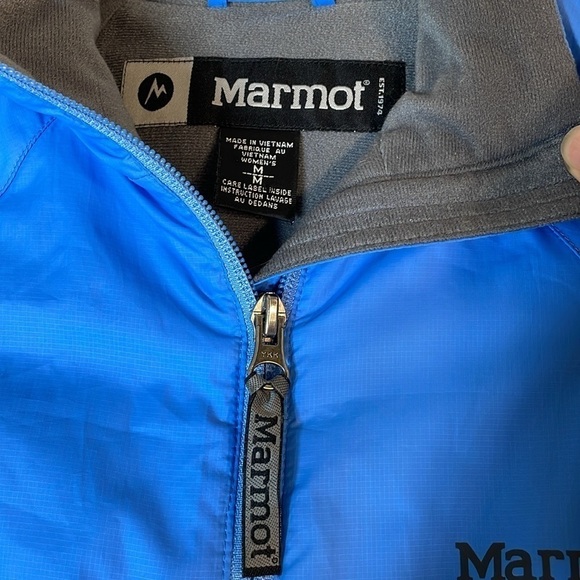 Marmot Fleece Lined Full Zip Windbreaker Water Resistant Jacket. Medium. - Picture 2 of 14